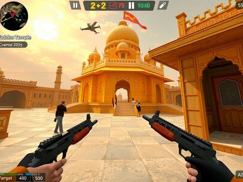 Golden Temple Map in Punjab CSGO Battle